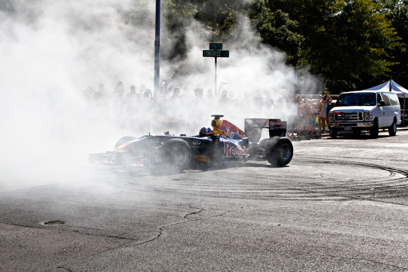 Illustration for article titled Red Bull Austin F1 David Coulthard Texas